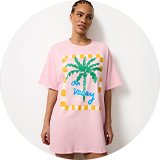 New in women nightwear including printed pyjamas and nightdresses.
