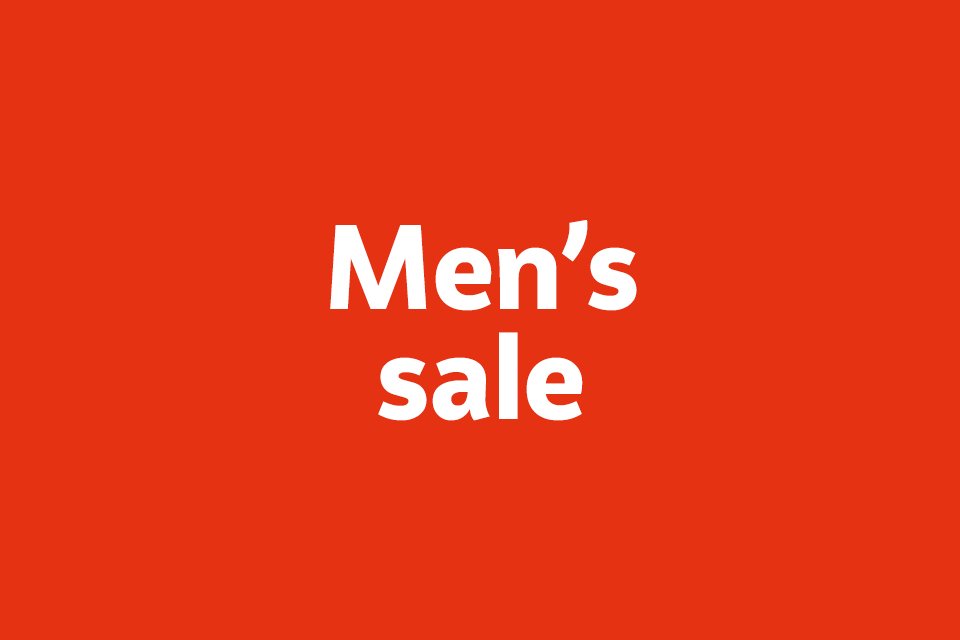 Men's sale. Shop now.