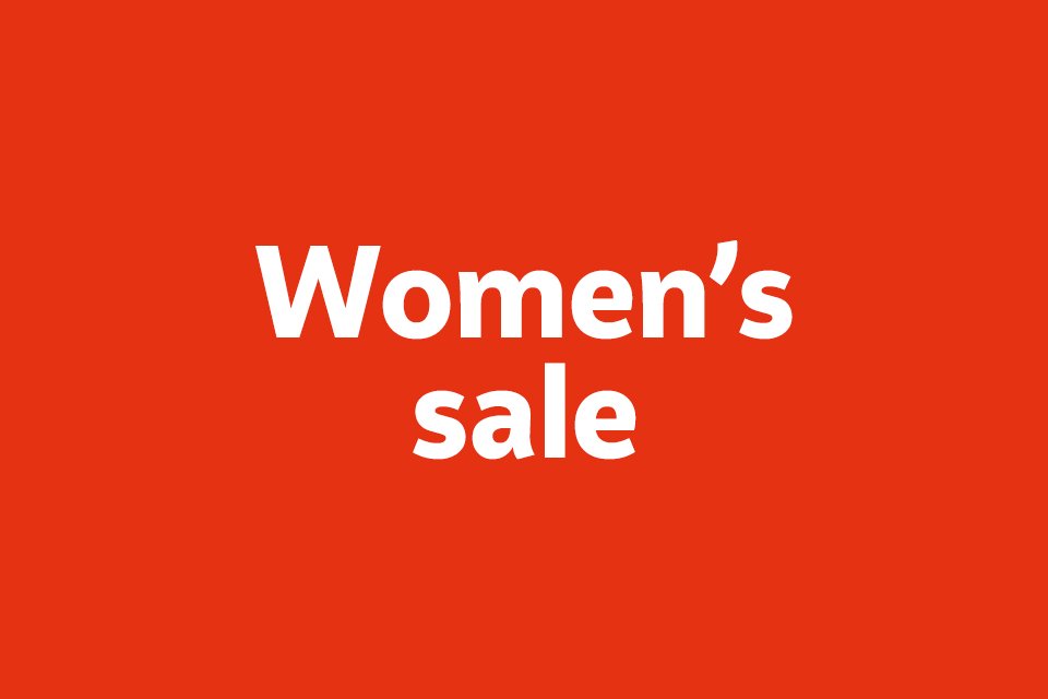 Women's sale. Shop now.
