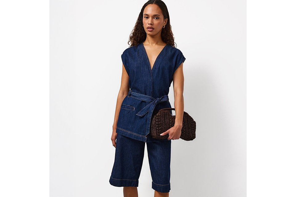 Double denim. 