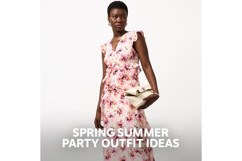 Spring summer party outfit ideas.