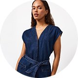 Denim tops & shirts.