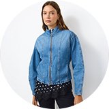 Denim jackets.