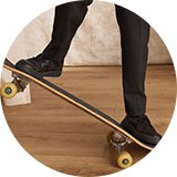 Scuff resistant.