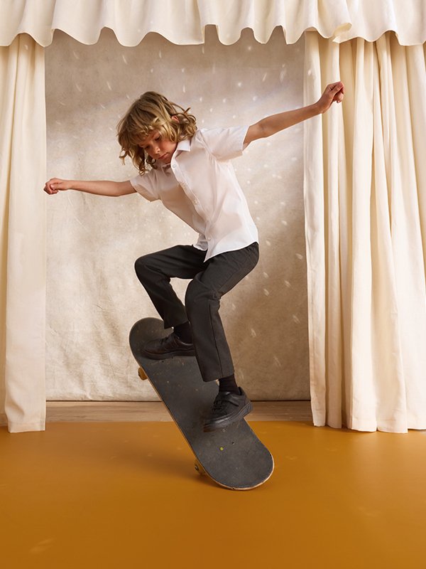 Back to school. From non-iron shirts to reinforced trousers, explore our range of great value uniforms.