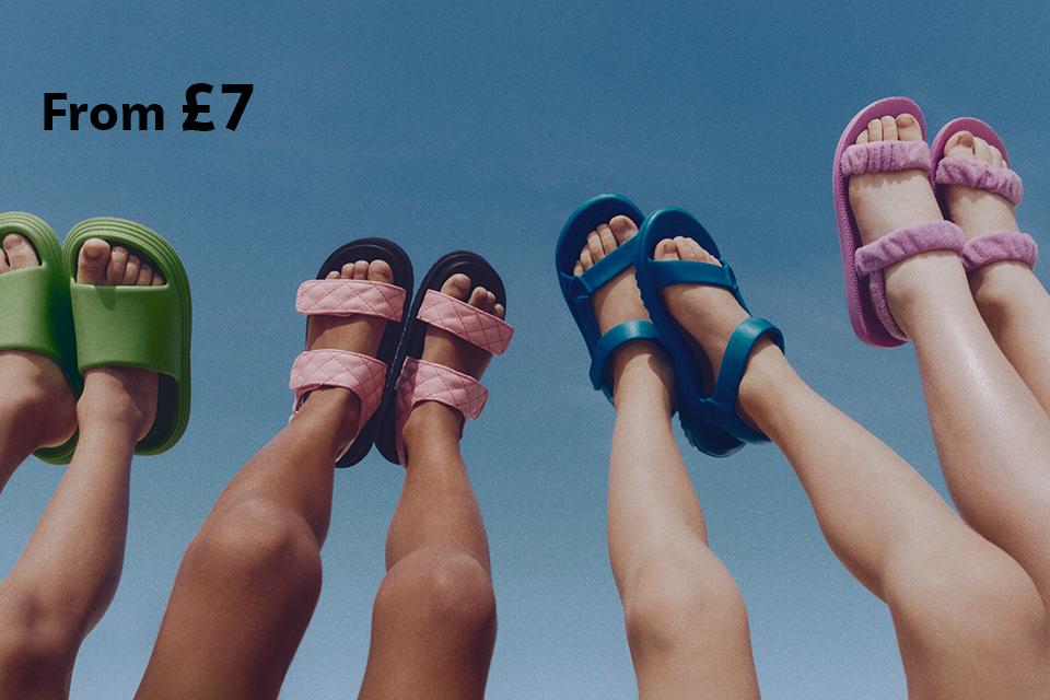 Step into summer. Shop family sandals.