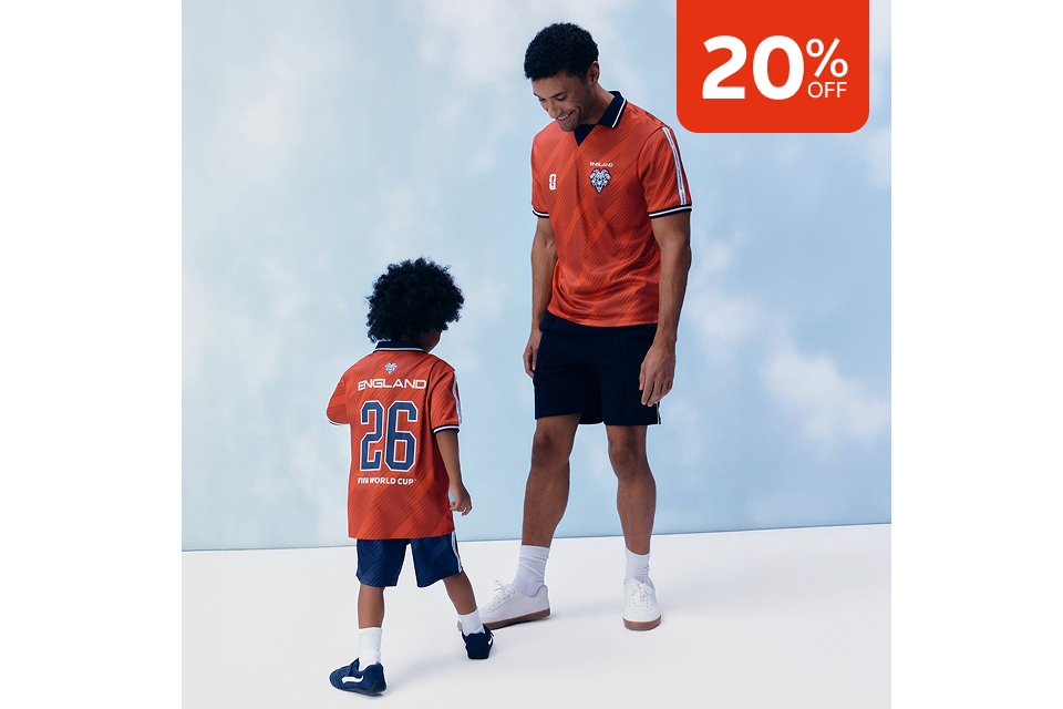 20% off. Shop football clothing.