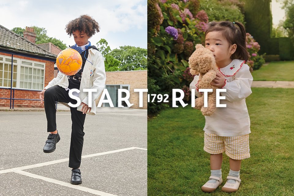 Start-Rite Shoes has helped children explore in comfort and confidence for over 230 years. Proudly specialist in little feet, Start-Rite shoes are expertly engineered by specialists who understand what kids’ feet need; crafting high quality and durable shoes that support every movement with stability.