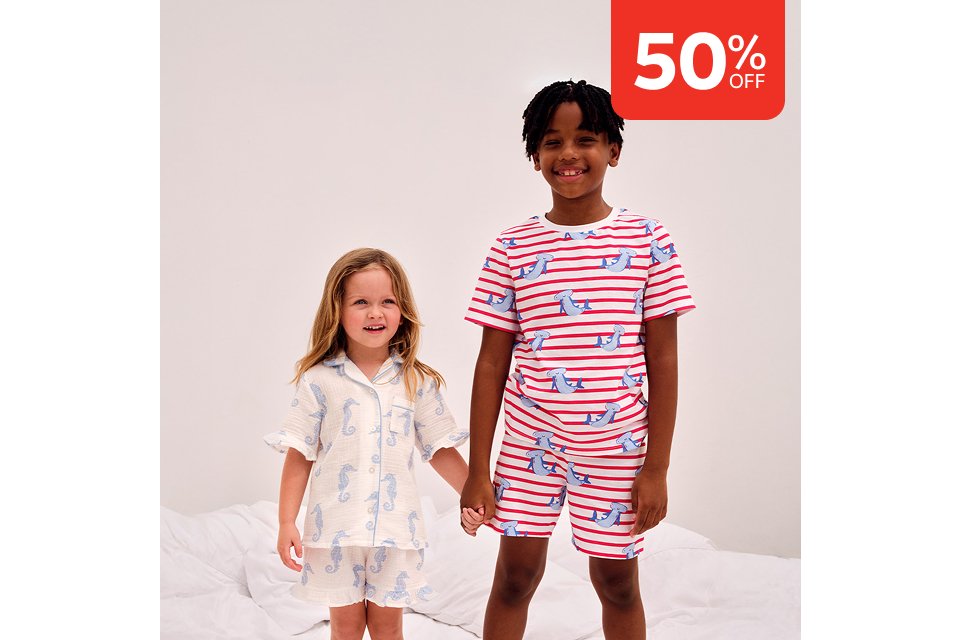 50% off. Kids sale.