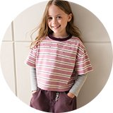Girls' burgundy edit.