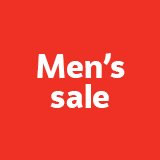 Mens' sale.