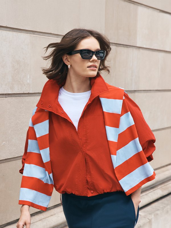 Seasonal refresh. Ease into the season with effortless, transeasonal style.