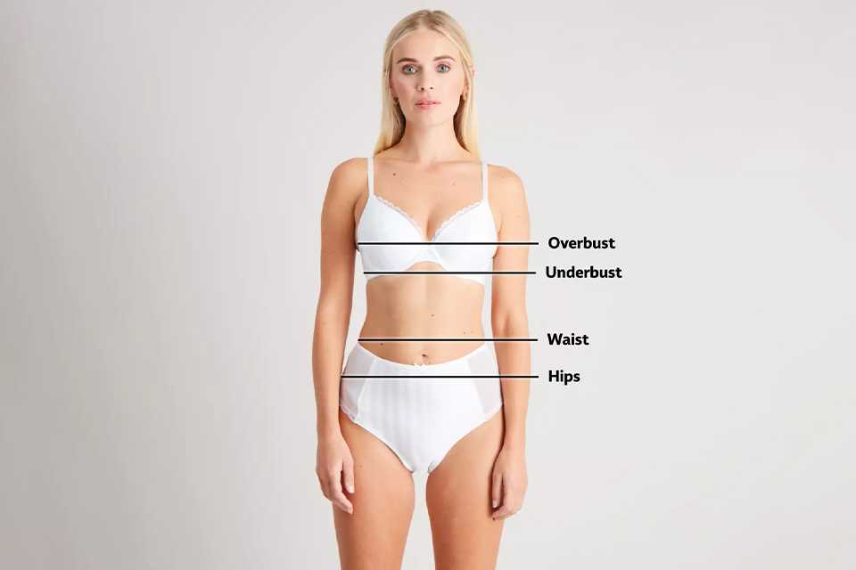 Women's bra size guide and how to fit your bra.