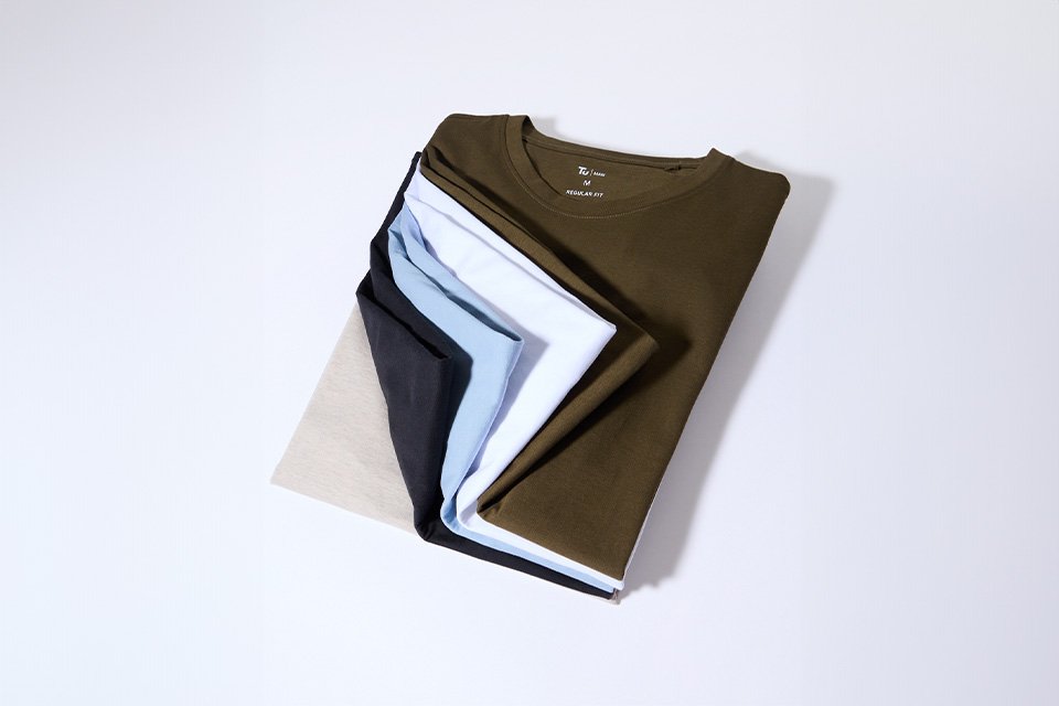 2 for £8 on selected tops. 2 for £8 on selected tops. Plain tees. Fresh colours. Your favourite basics - now even better value.