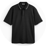 Polo shirts.