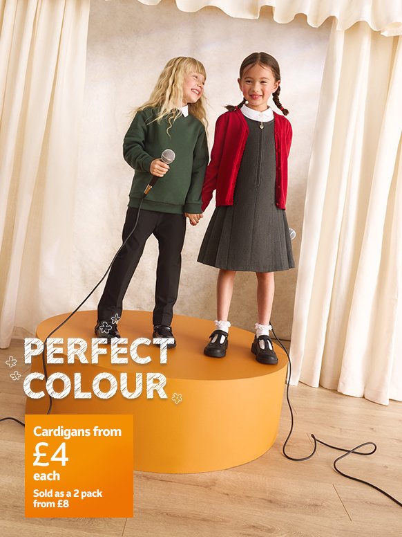 Perfect colour. Cardigans from £4 each. Sold as a 2 pack from £8. Cardigans.