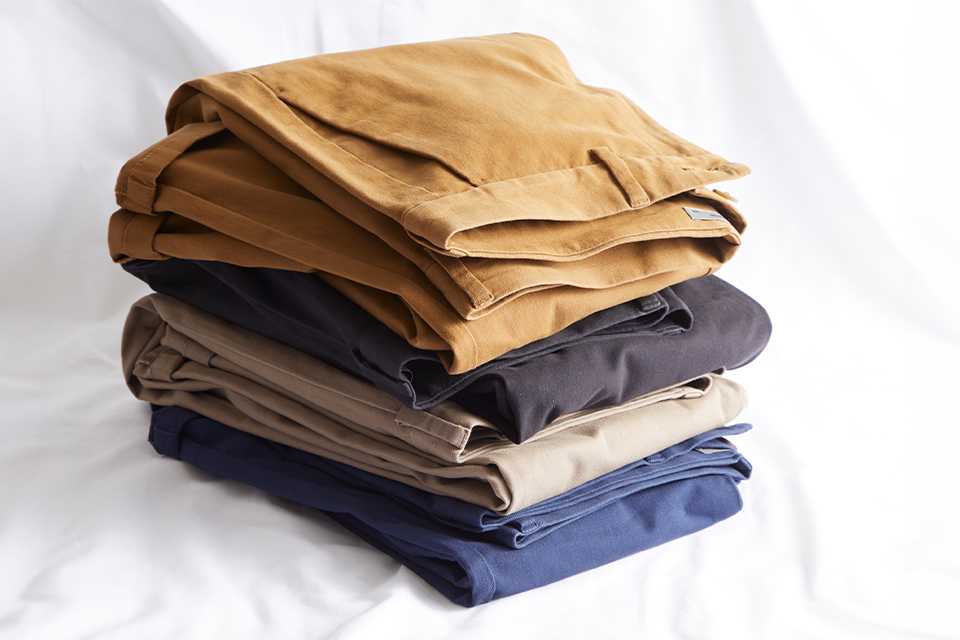 Men's chinos & trousers.