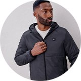 Men's lightweight jacket for autumn layering.