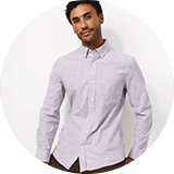 Men's Oxford shirt smart casual wardrobe essential.