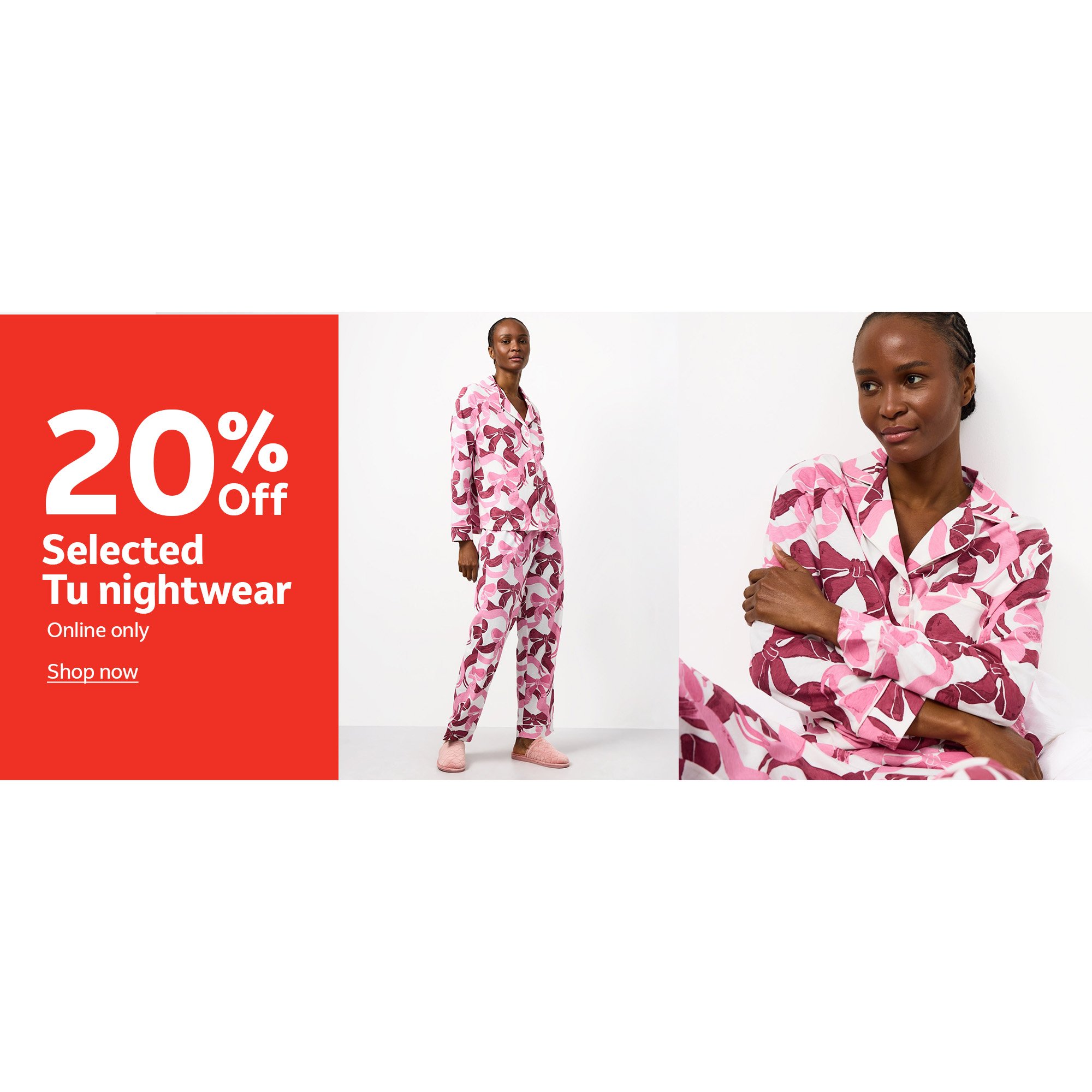 Save on selected nightwear.