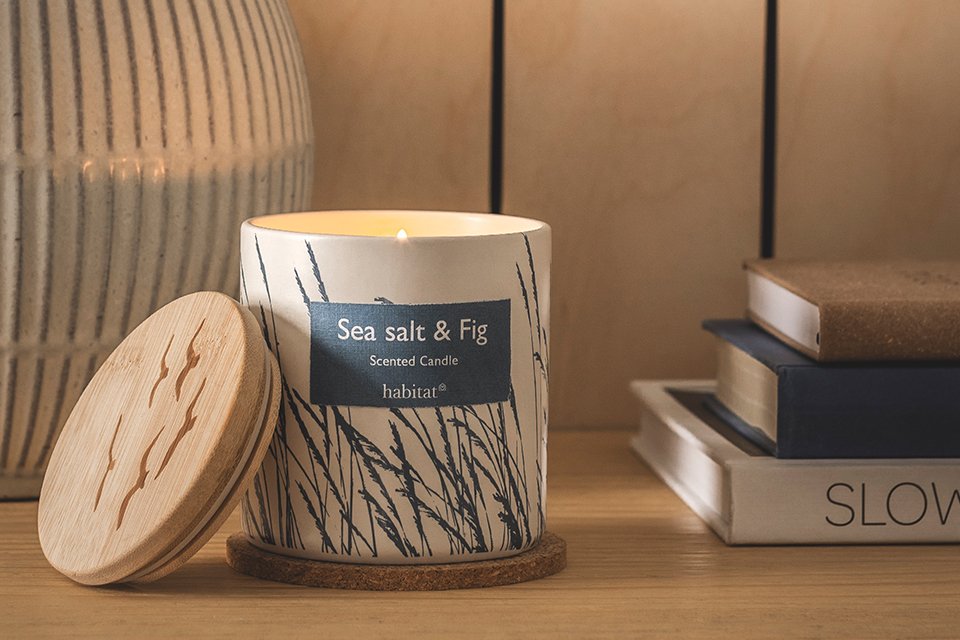 Shop Habitat candles.