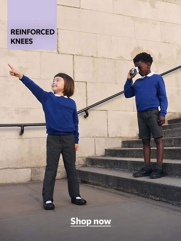 Reinforced knees. Trousers. Shop now.