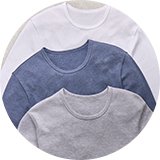 Woman wearing black leggings and white top.