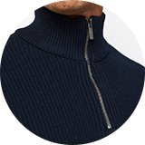Half zip.