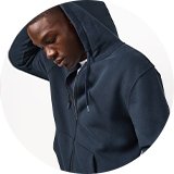 Hoodies and sweatshirts.