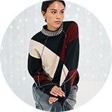 PU leather skirt – edgy and stylish partywear option.