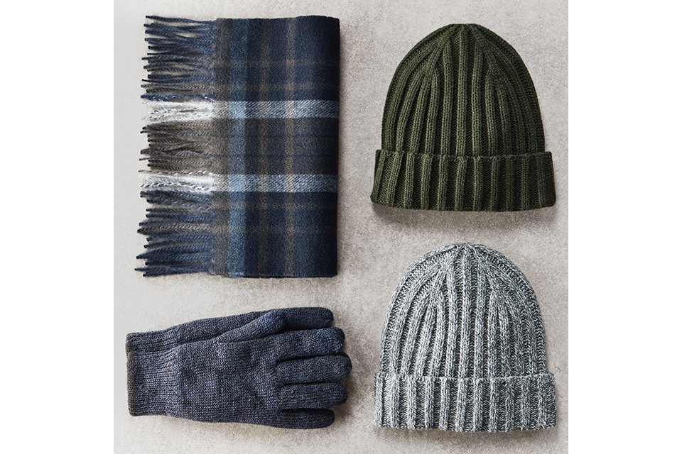 Winter accessories.