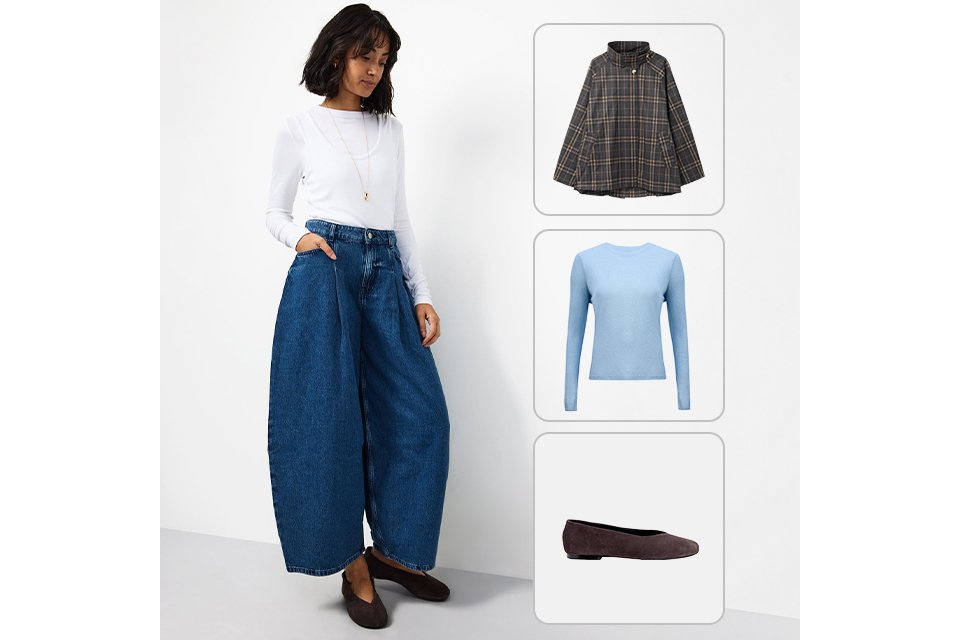 The casual winter look.