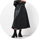Midi skirts.