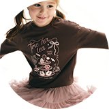 T-shirt & skirts.