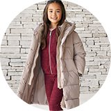 Girls' burgundy edit.