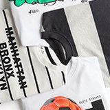 2 for £8 boys' tees. 