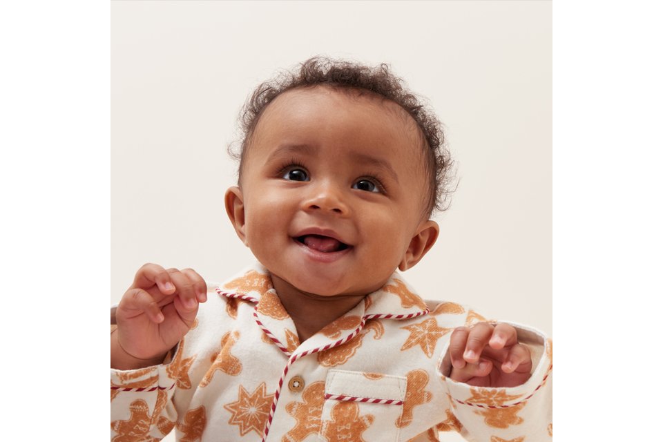 Baby Christmas nightwear.