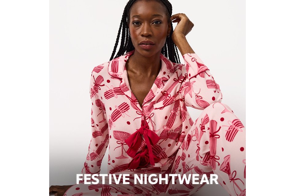 Festive nightwear.