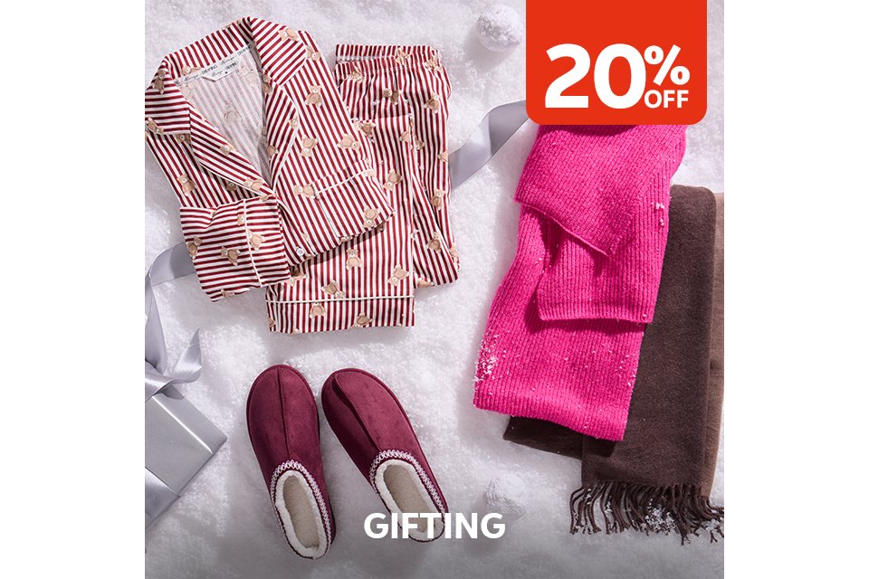 20% off gifting.