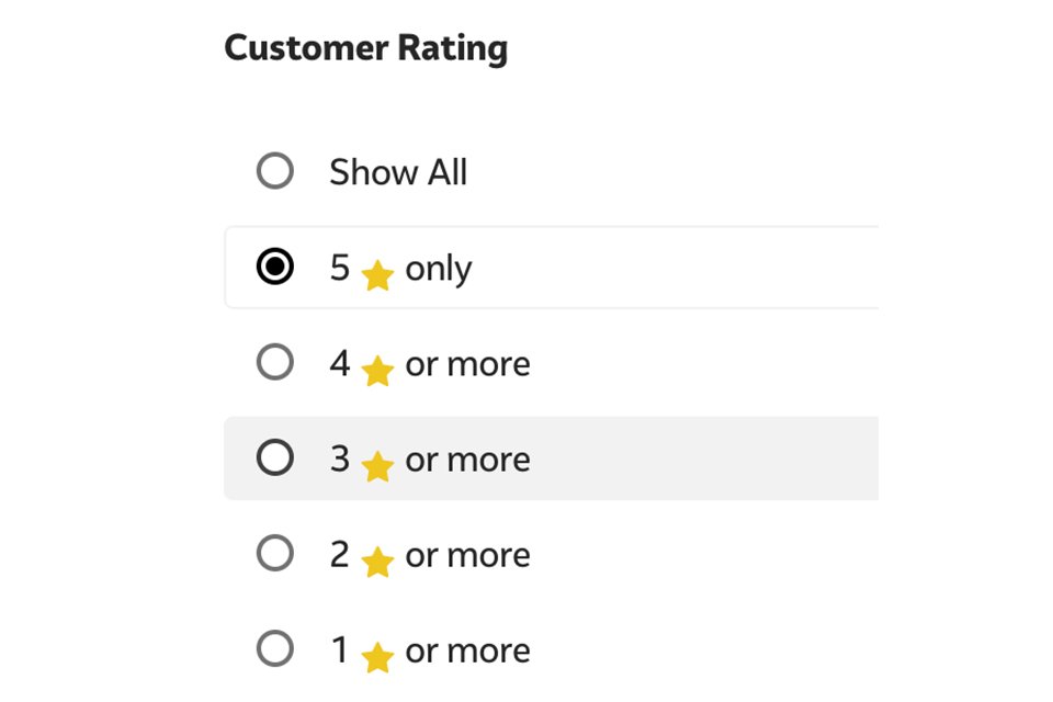 Across the site you will see that each product has a star rating. The star rating that displays is an average of all the submitted reviews and will include customer and syndicated reviews.