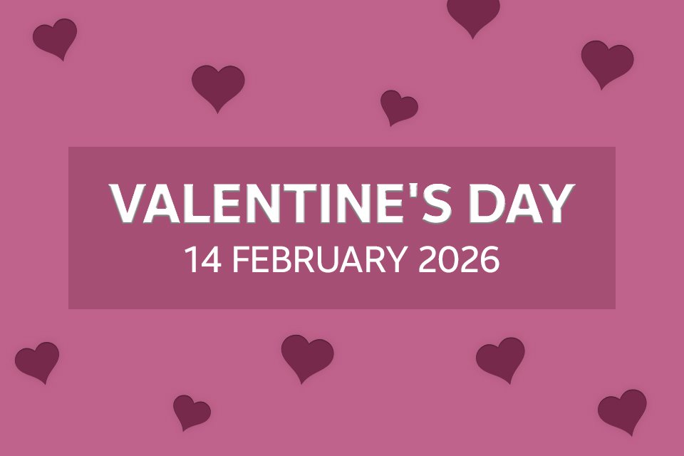 Valentine's Day. 14 February 2026.