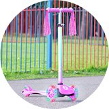 Kids scooters & bikes.