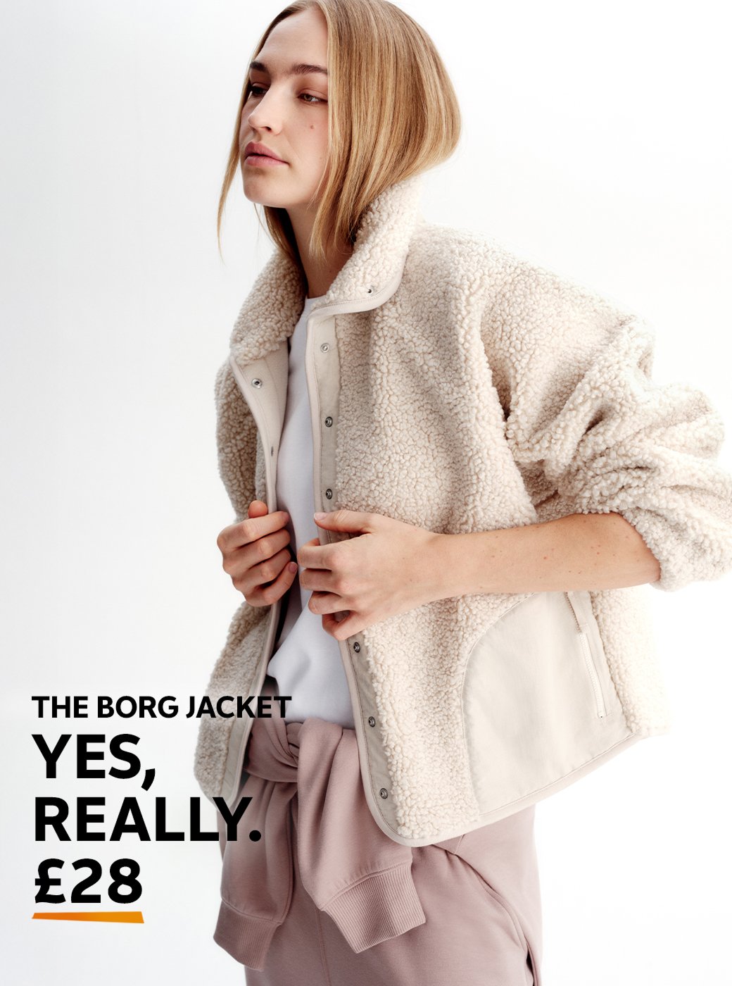 The borg jacket. Yes, really. £28.
