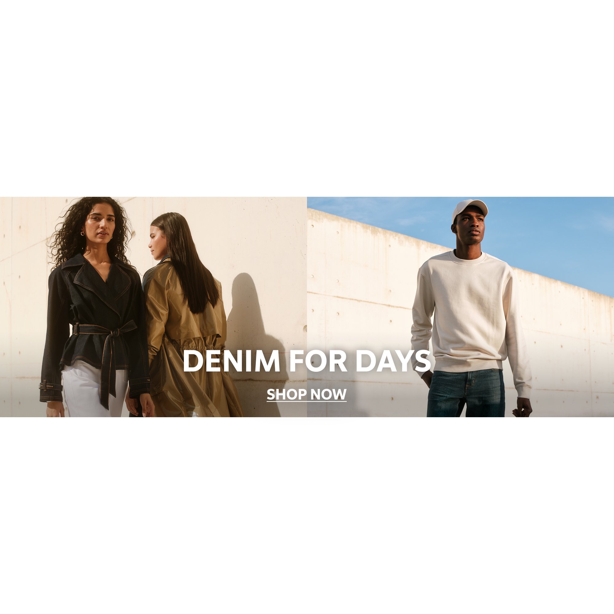 Denim for days. Shop now.