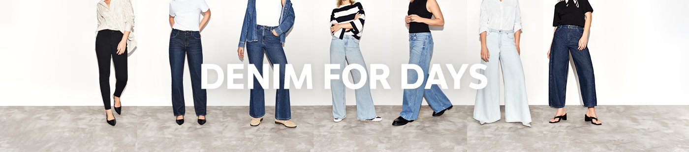 Denim for days.