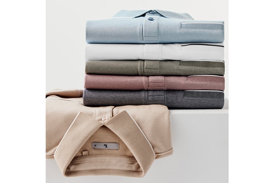 2 for £20 selected polo shirts.