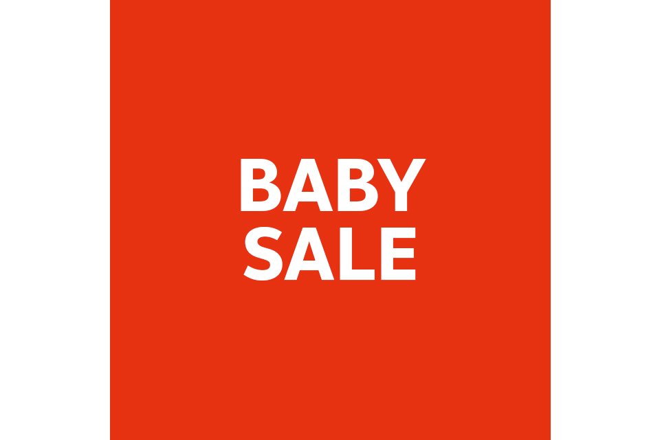 Baby sale.
