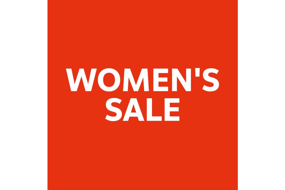 Women's sale.