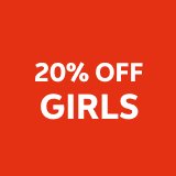 20% off girls.