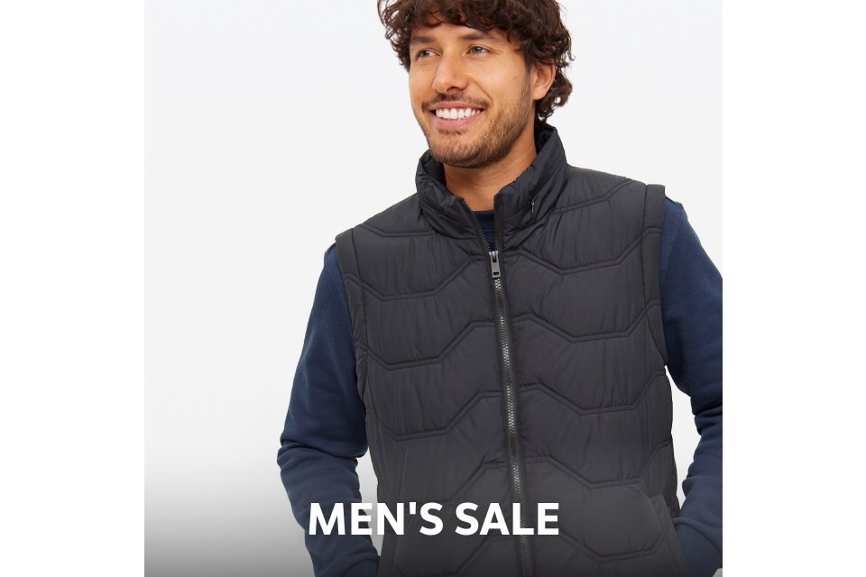 Men's sale.